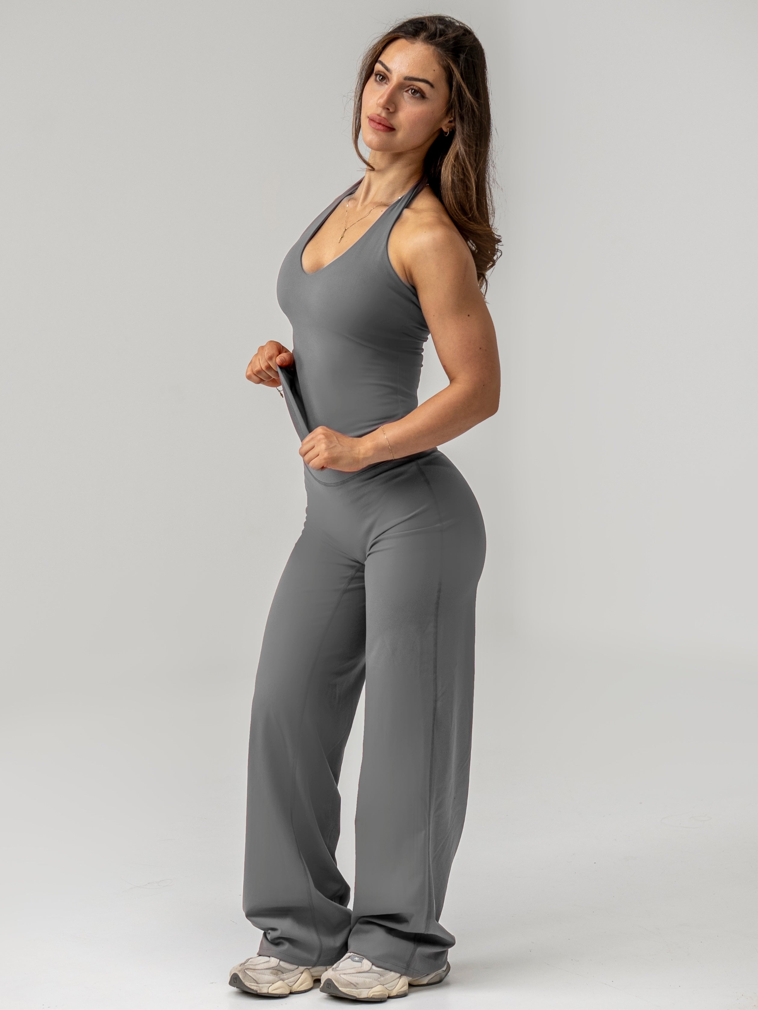 Seamless Straight Leg Leggings - Slate