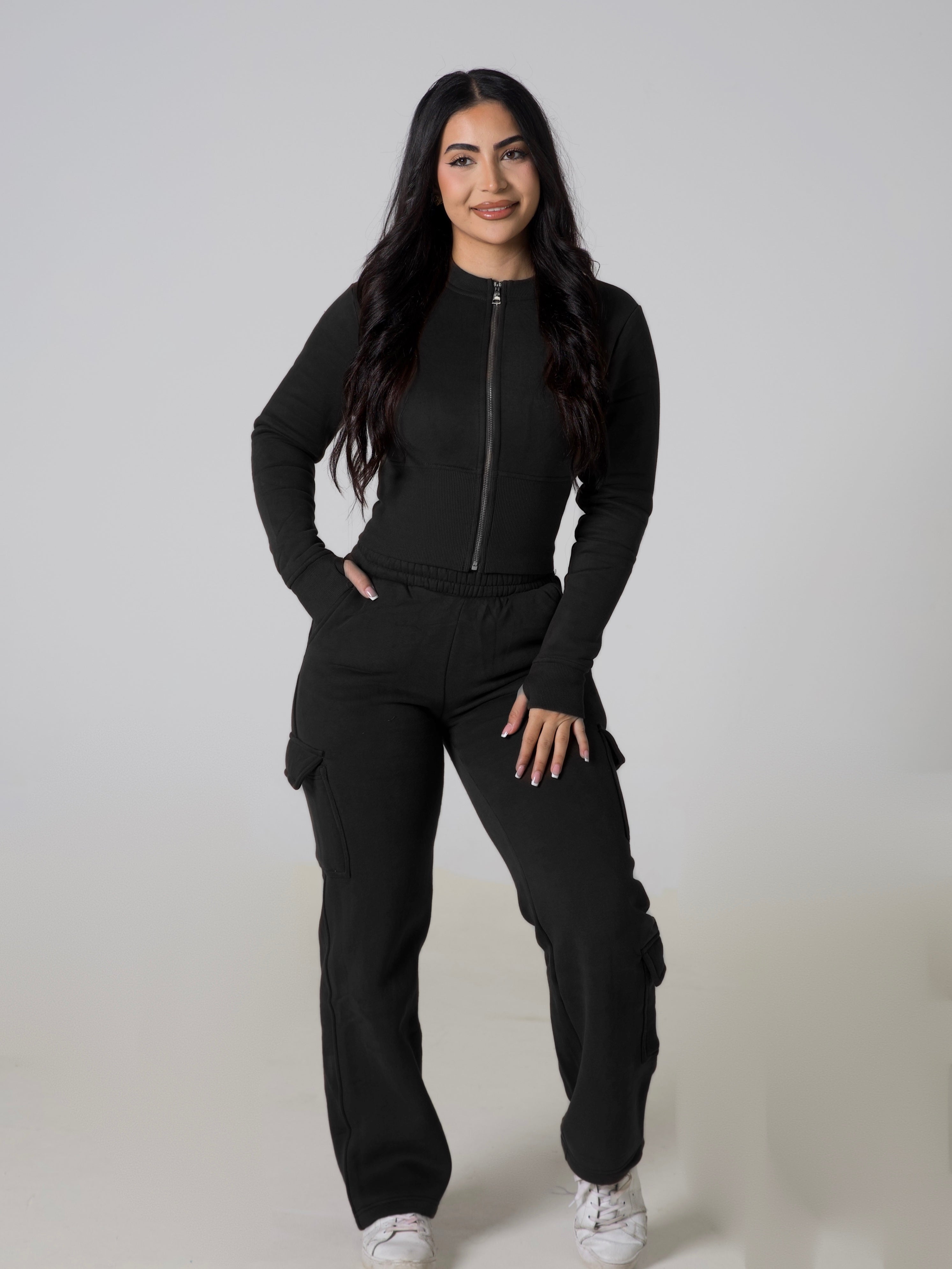 Contour Cargo Sweatpants - Midnight