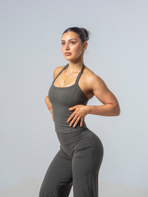 Seamless Halter Top - Matcha