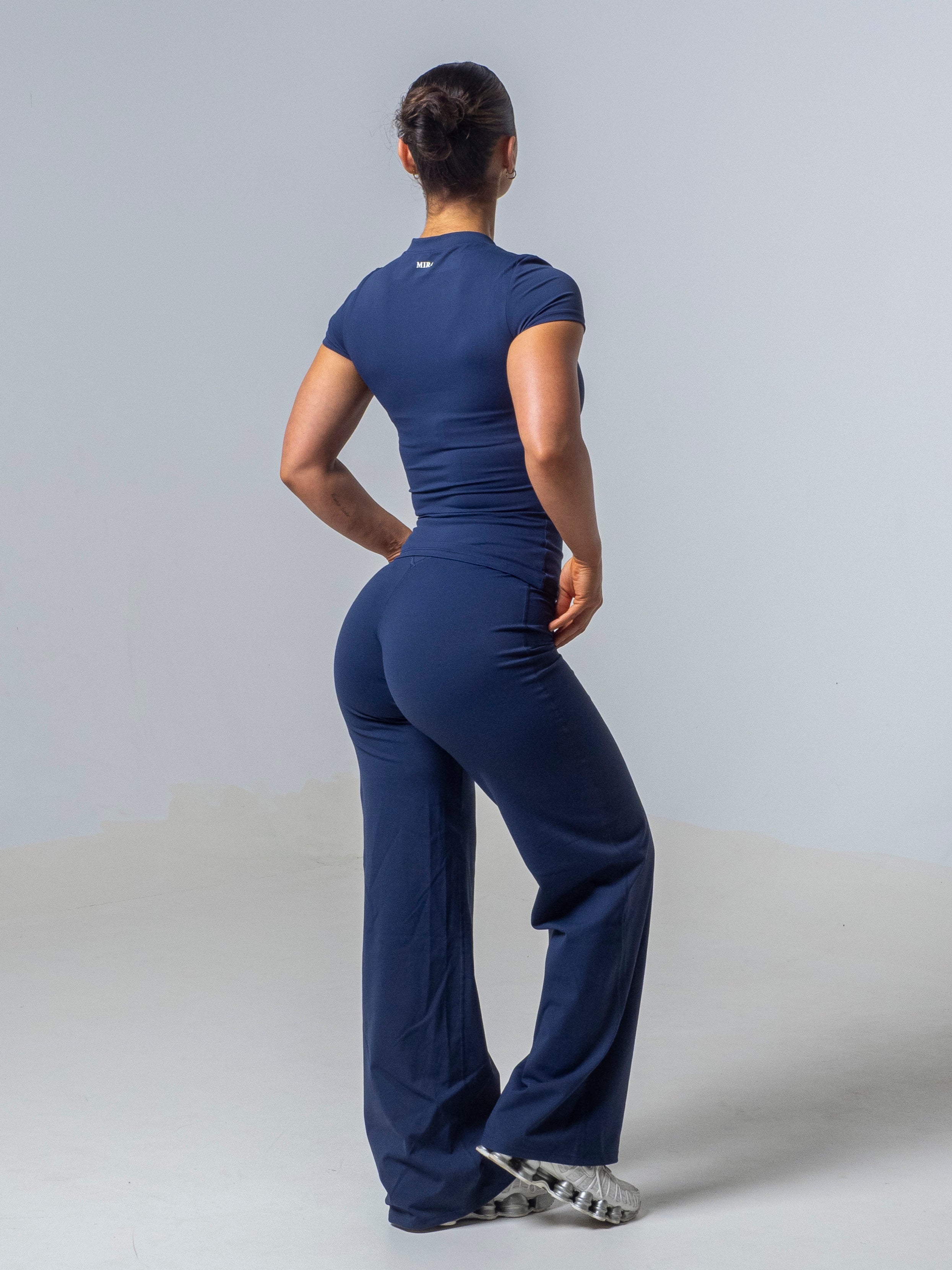 Seamless Straight Leg Leggings - Deep Sea