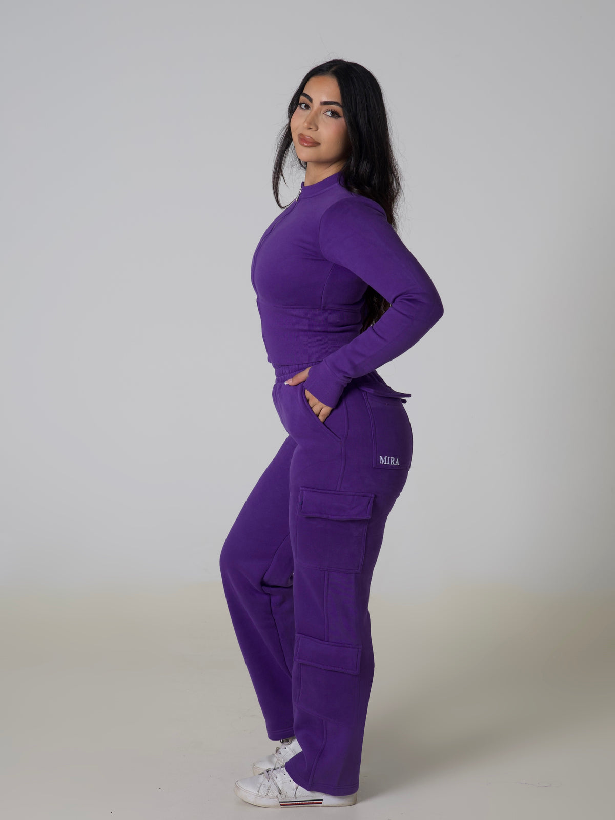 Contour Sculpt Zip Jacket - Indigo