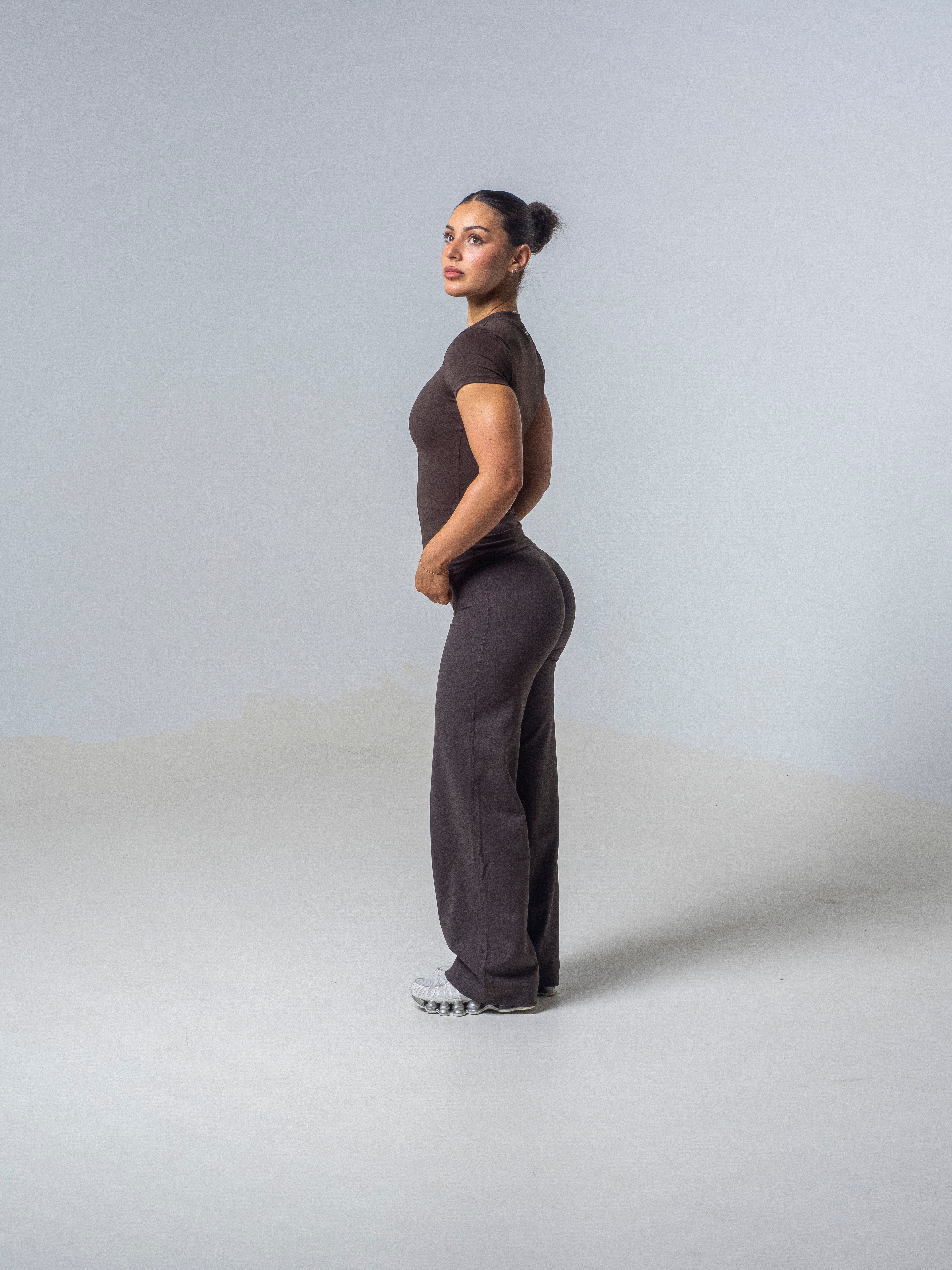 Seamless Straight Leg Leggings - Espresso