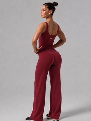 Seamless Longline Sculpt Vest - Cherry