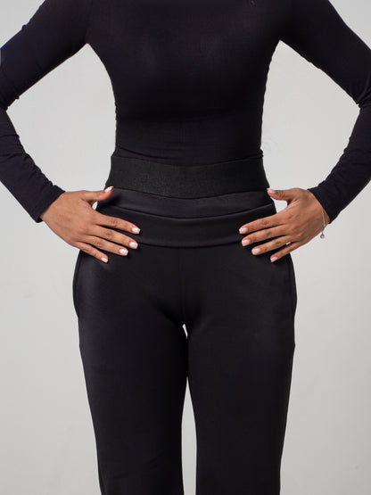 Aura Flared Pant - Midnight
