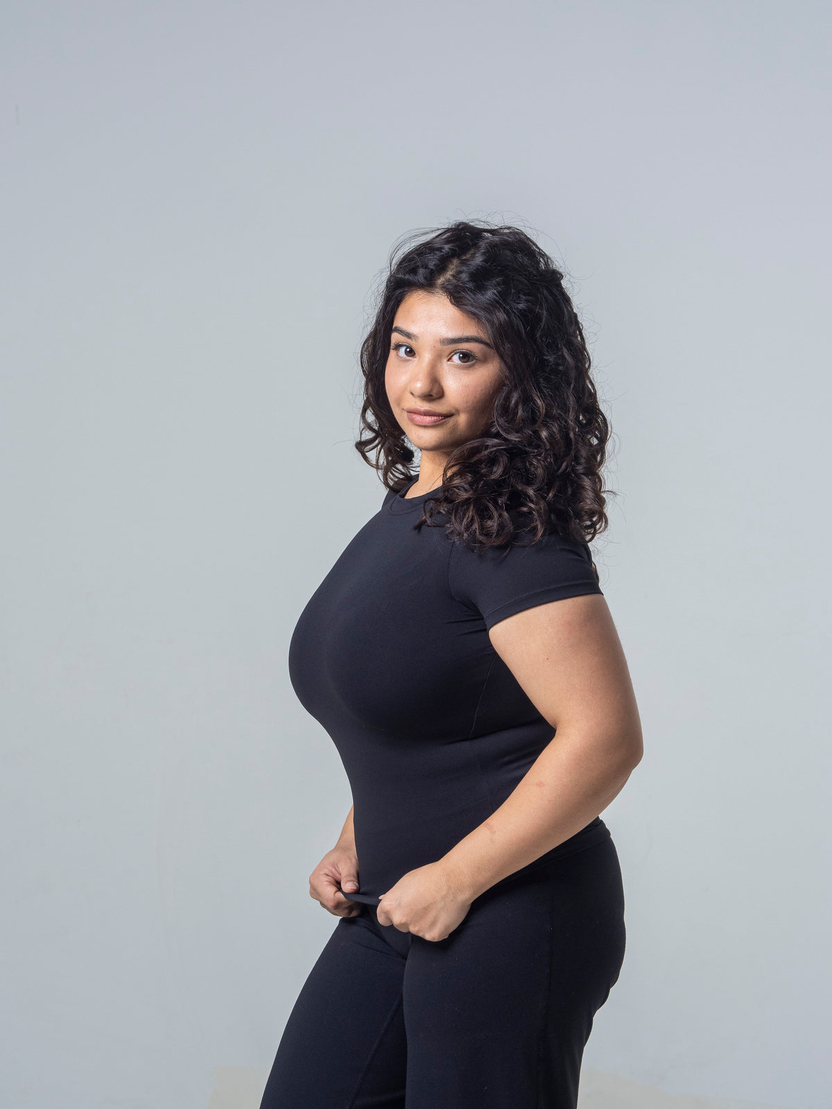 Seamless Half Sleeve Top - Midnight