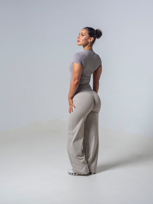 Seamless Straight Leg Leggings - Sand