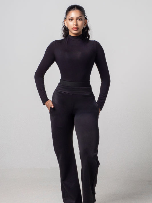 Aura Flared Pant - Midnight