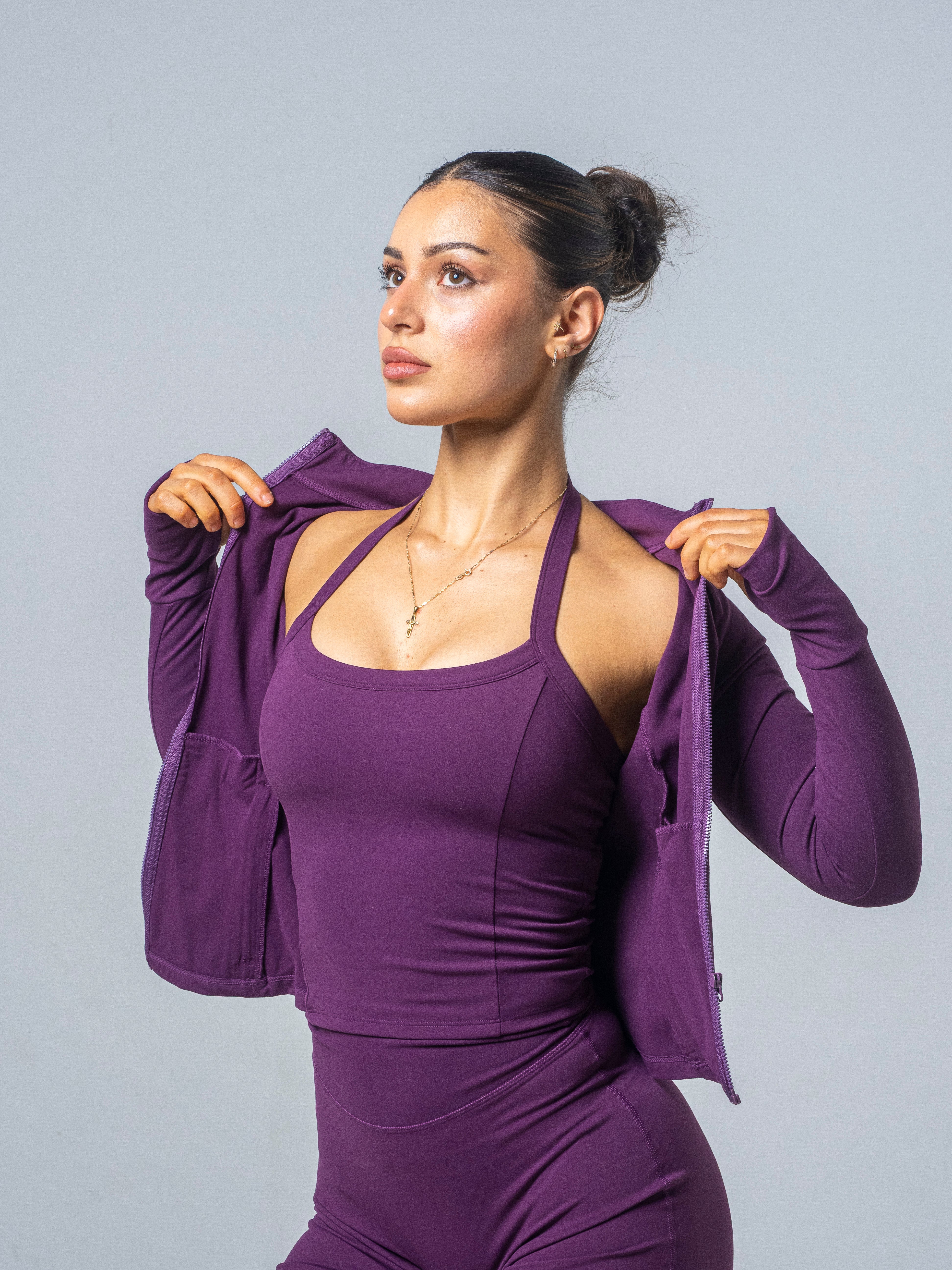 Seamless BBL Jacket - Plum