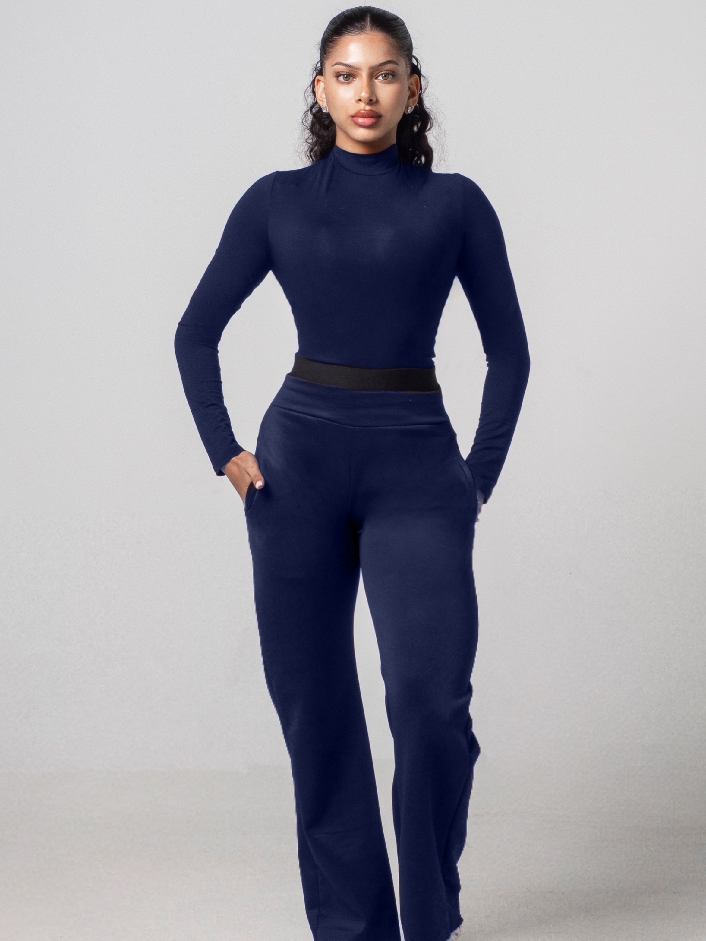 PRE ORDER Aura Flared Pant - Navy