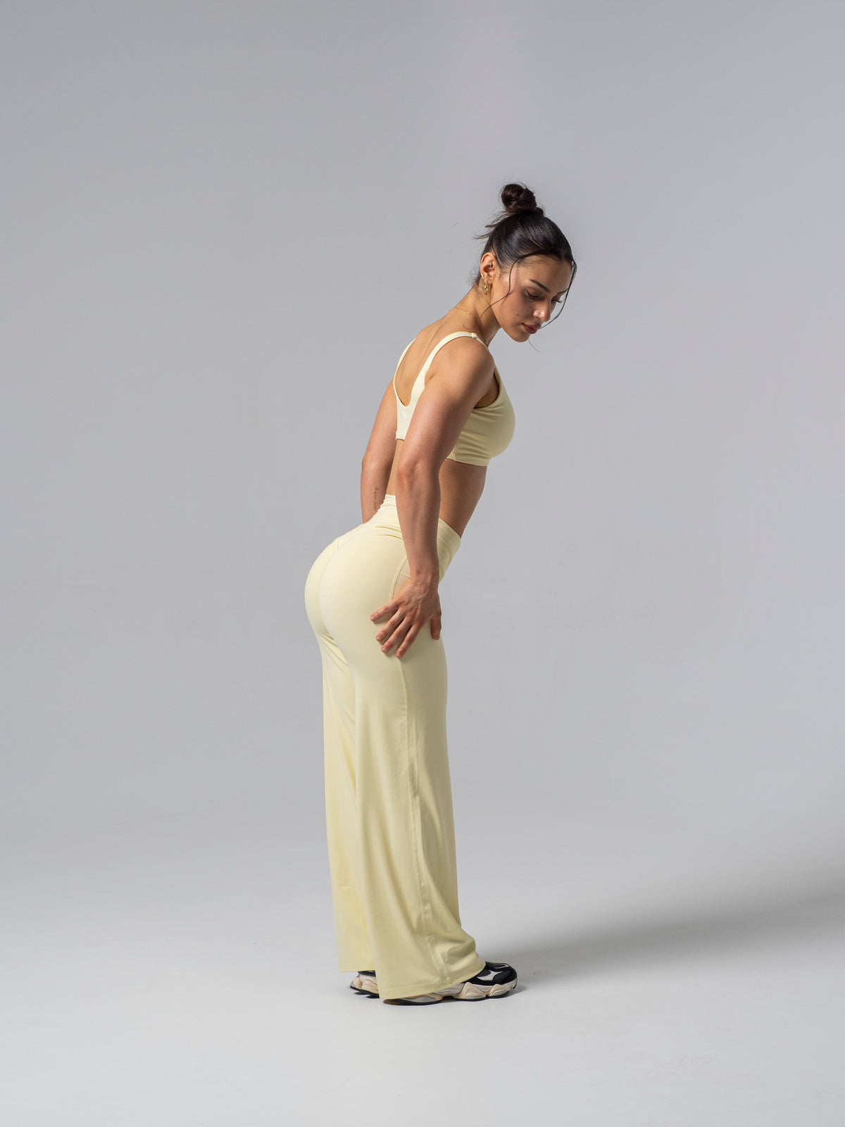 Seamless Straight Leg Leggings - Lemon