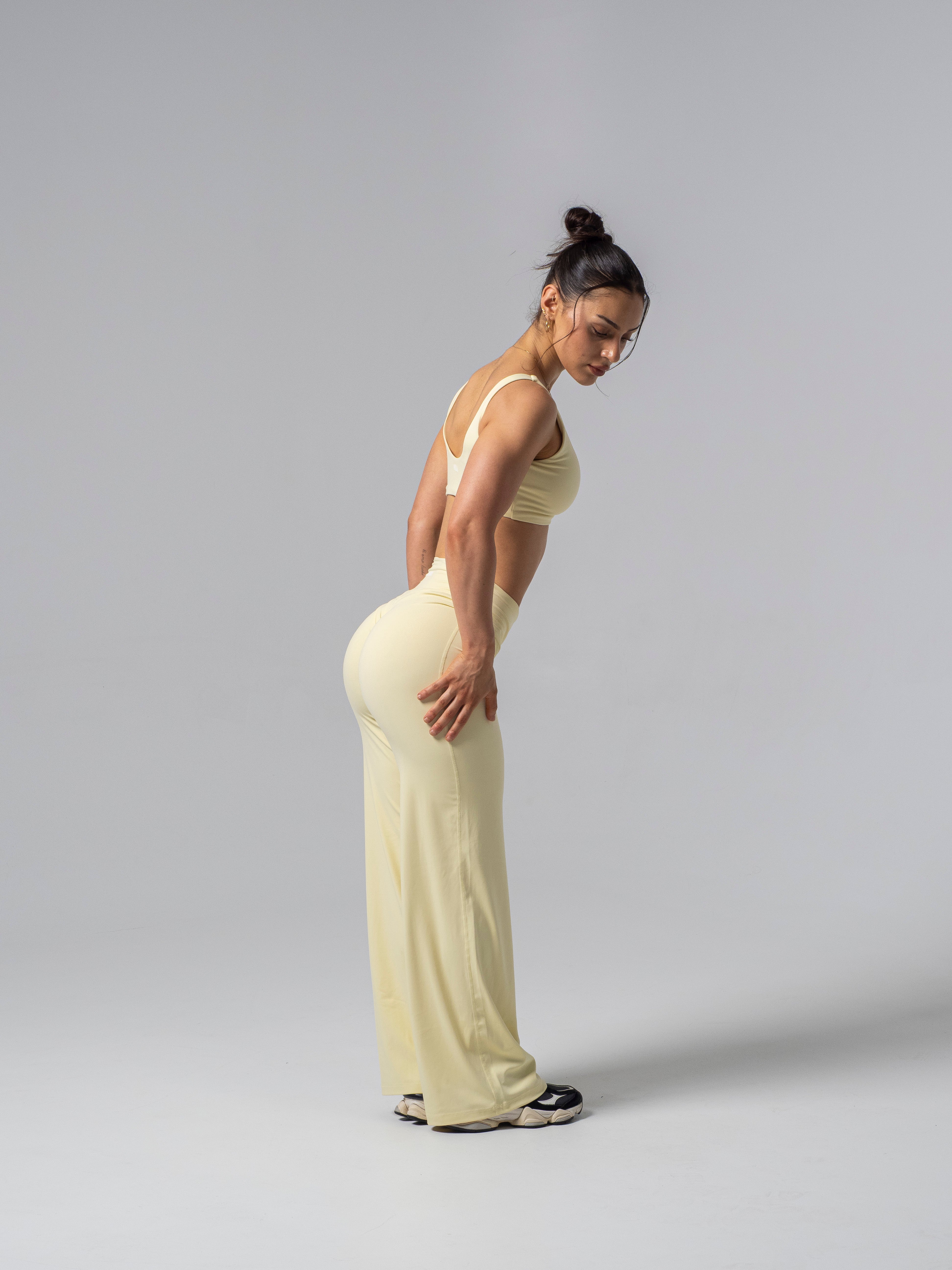 Seamless Straight Leg Leggings - Lemon
