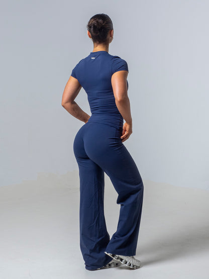 Seamless Half Sleeve Top - Deep Sea