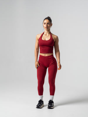 Accentuate Leggings - Burgundy