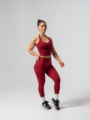Accentuate Leggings - Burgundy