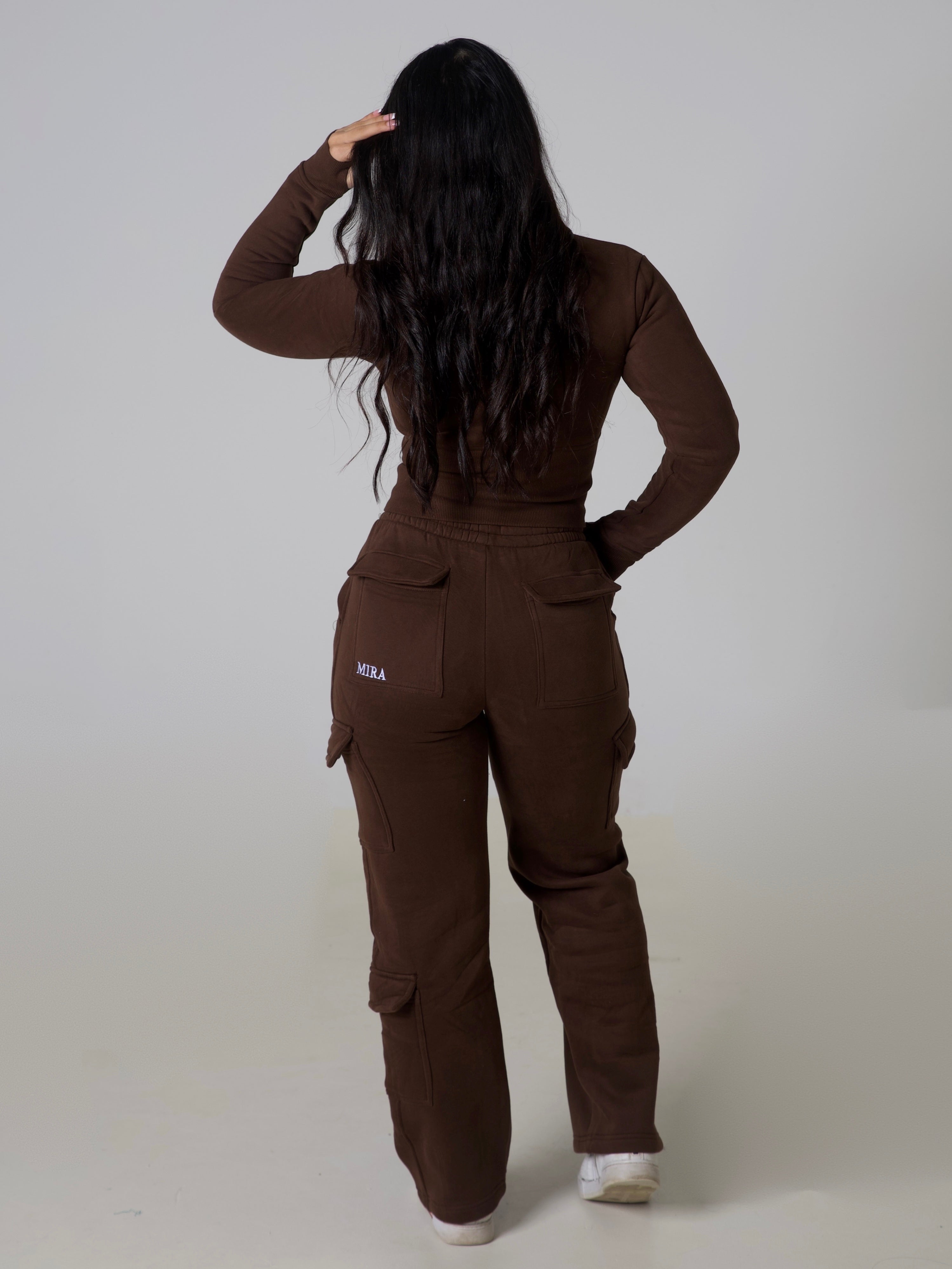 Contour Sculpt Zip Jacket - Espresso