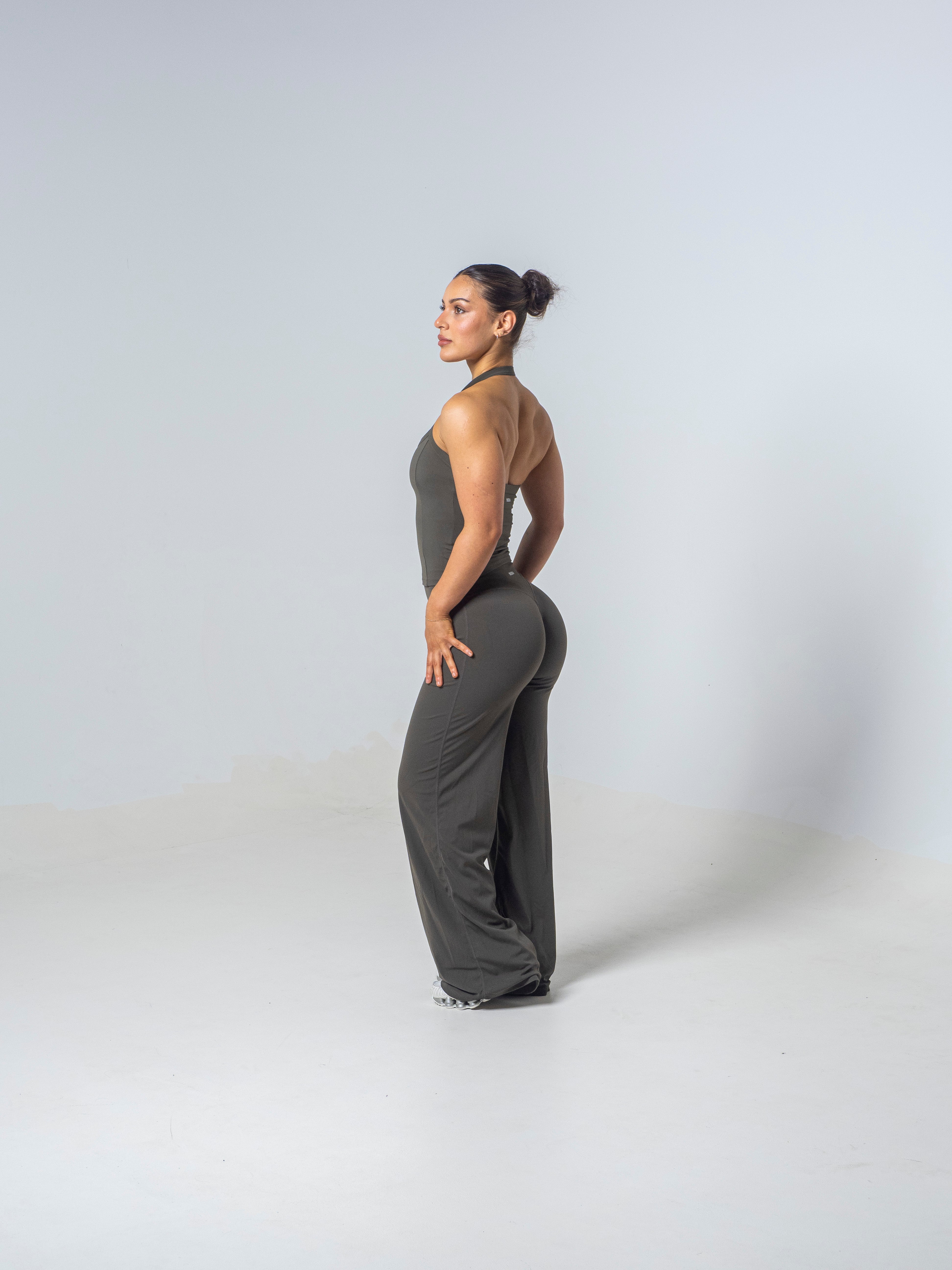 Seamless Halter Top - Matcha