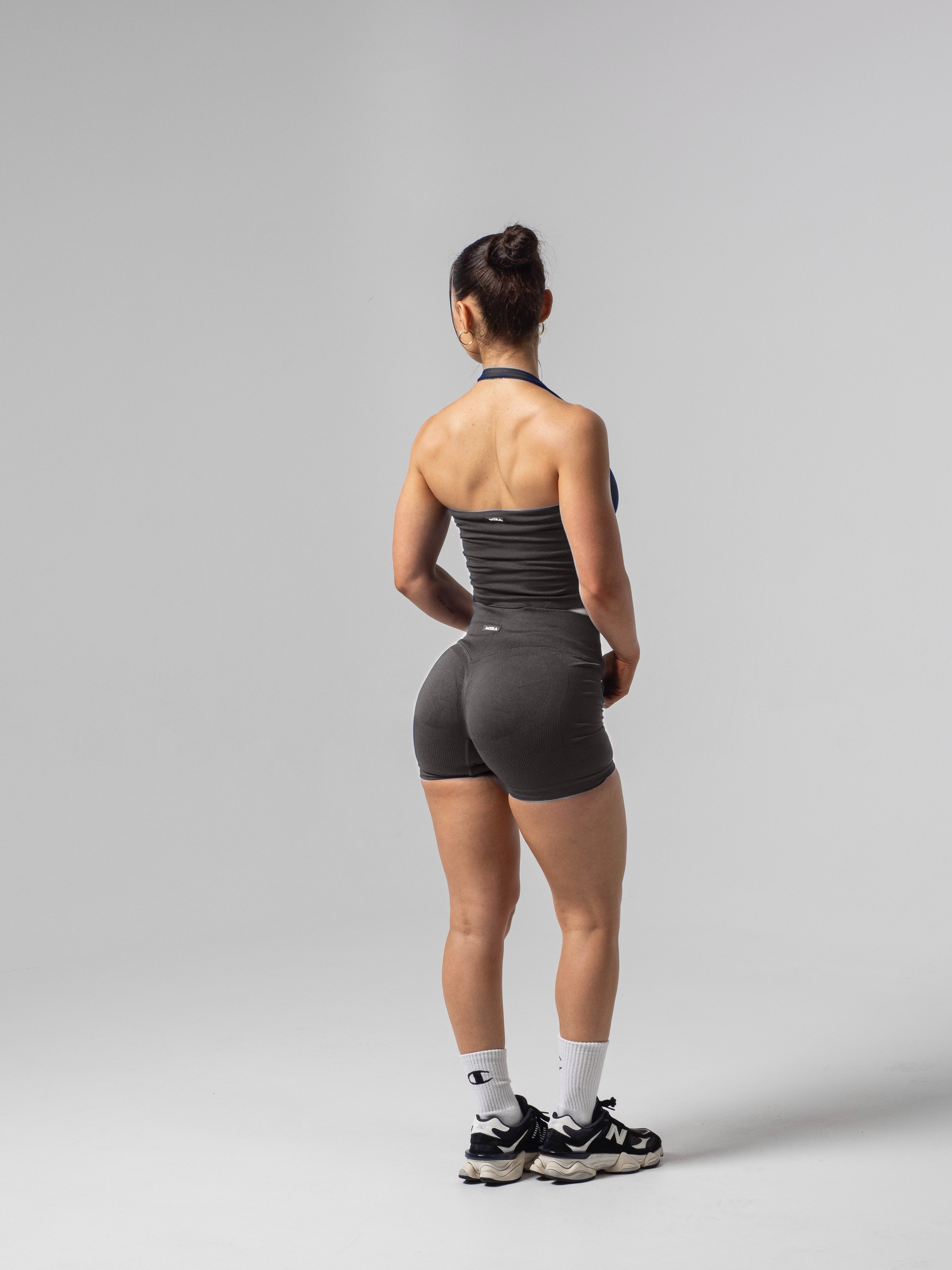 Accentuate Halter Tank - Graphite