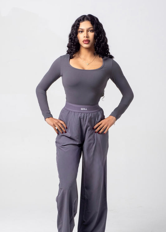 AURA Parachute Wide Legs - Slate