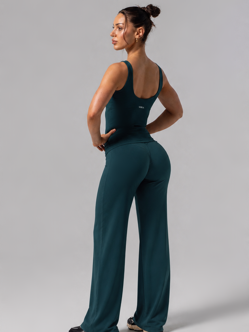 Seamless Longline Sculpt Vest - Teal
