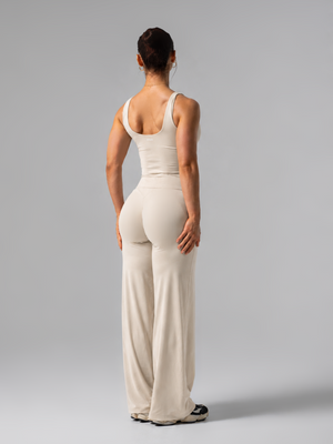 Seamless Longline Sculpt Vest - Vanilla