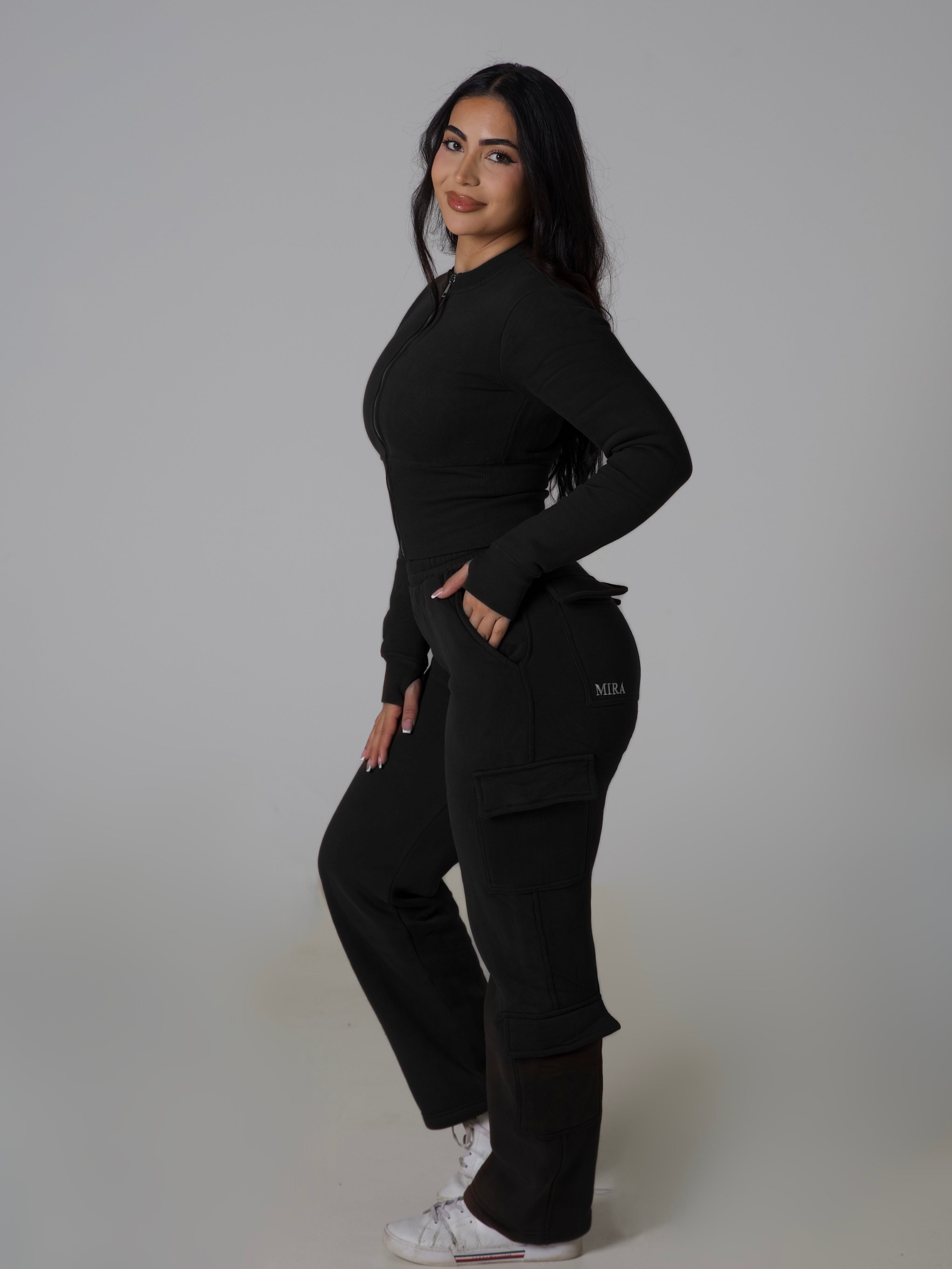 Contour Cargo Sweatpants - Midnight