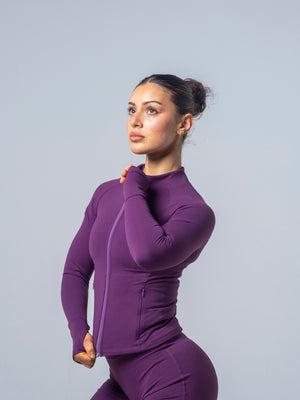 Seamless BBL Jacket - Plum