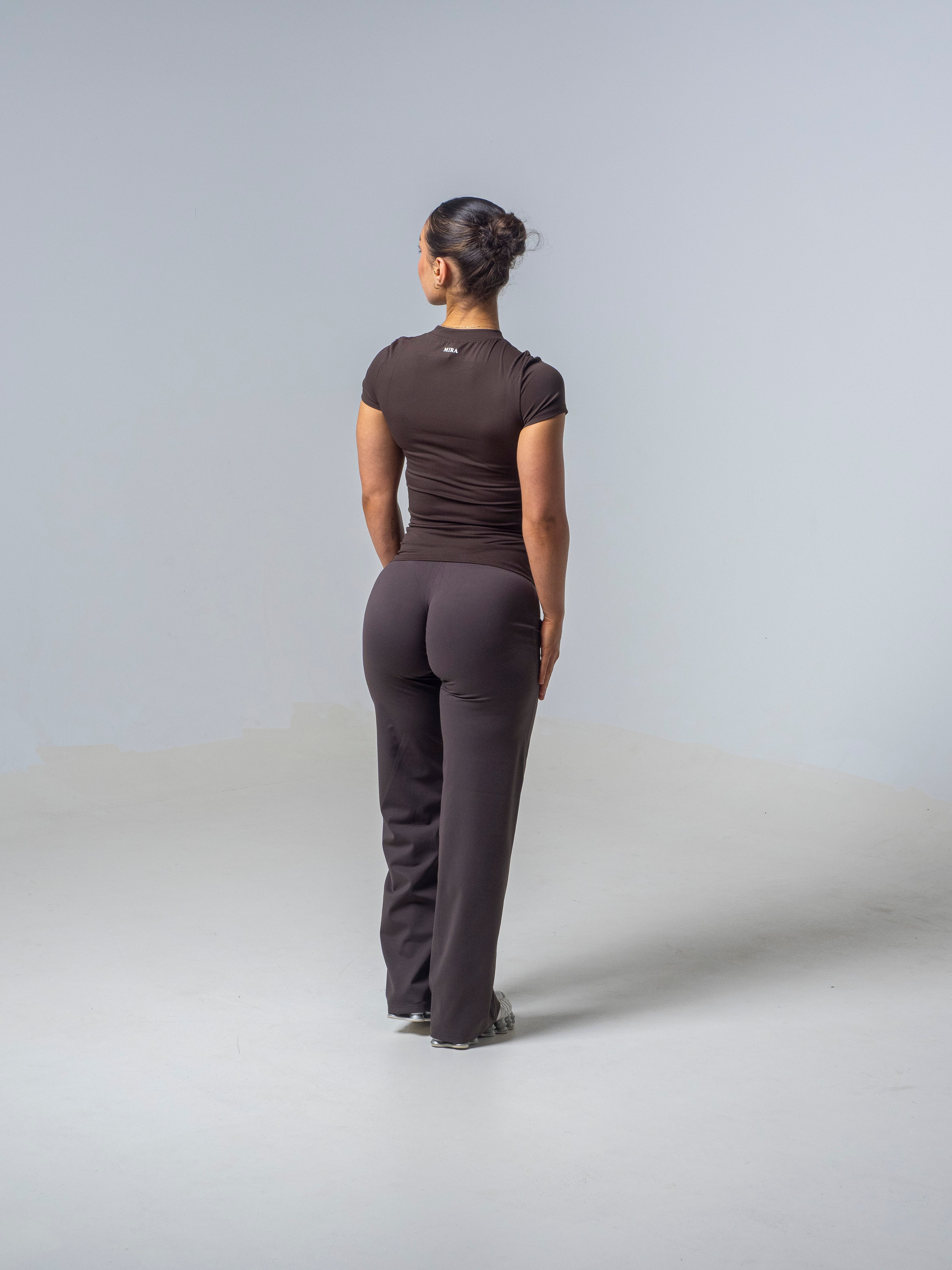 Seamless Straight Leg Leggings - Espresso