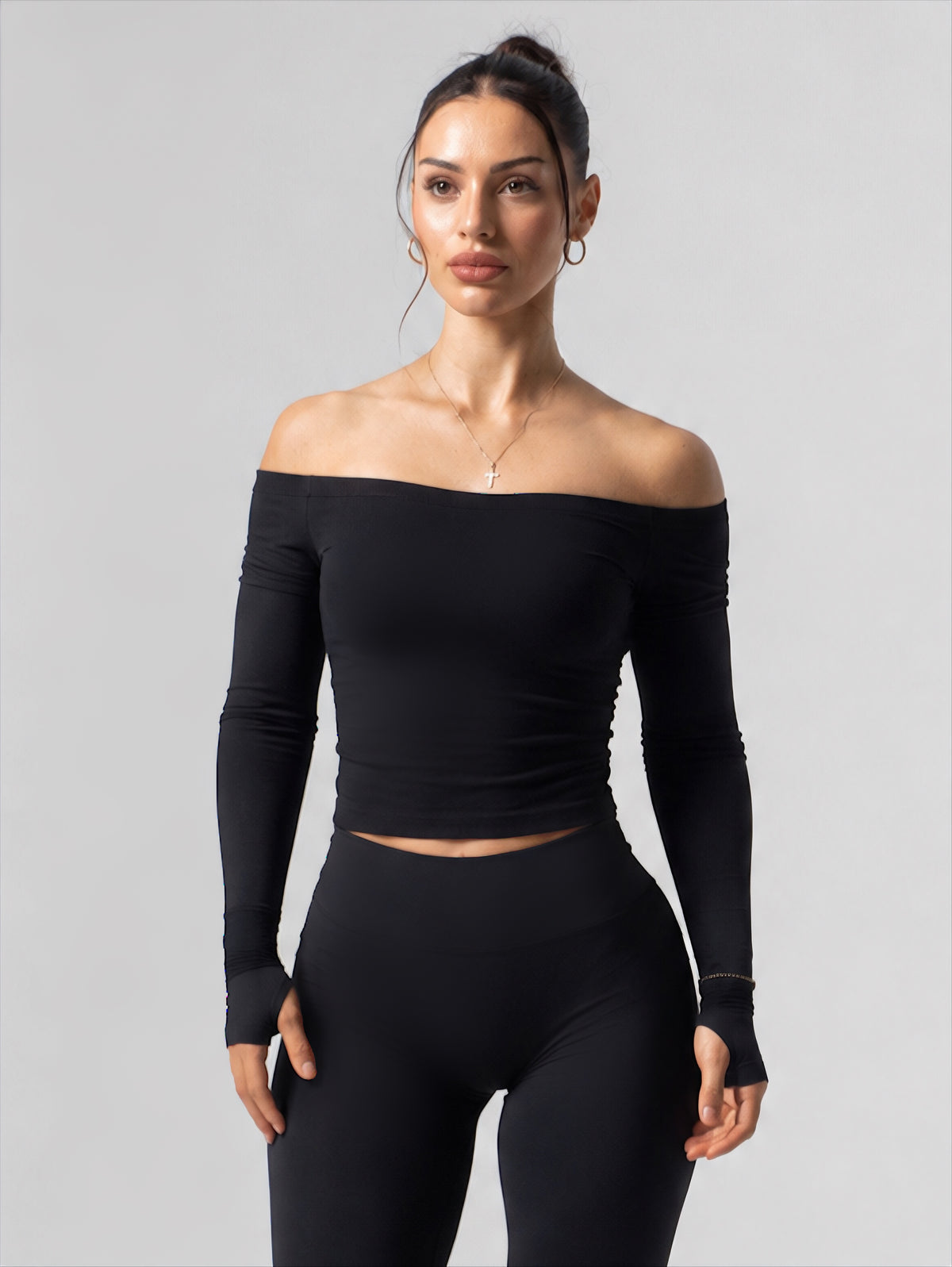 Seamless Off Shoulder Tank