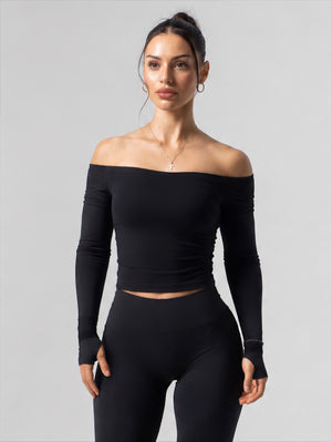 Seamless Off Shoulder Tank