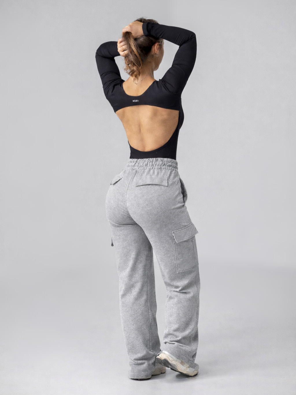Contour Cargo Sweatpants - Marl Grey