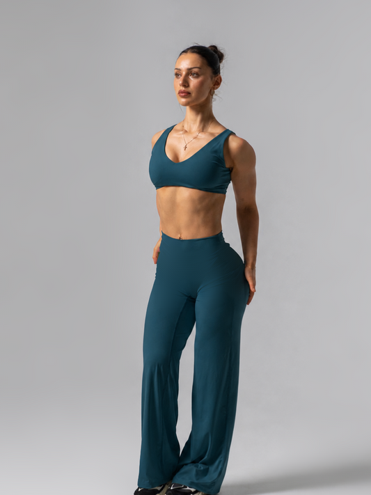 Seamless Straight Leg Leggings - Teal