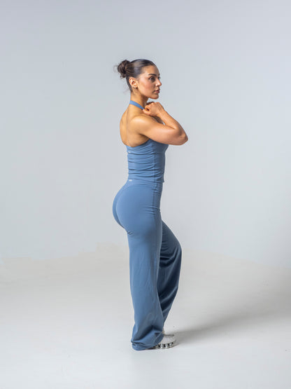 Seamless Straight Leg Leggings - Steel