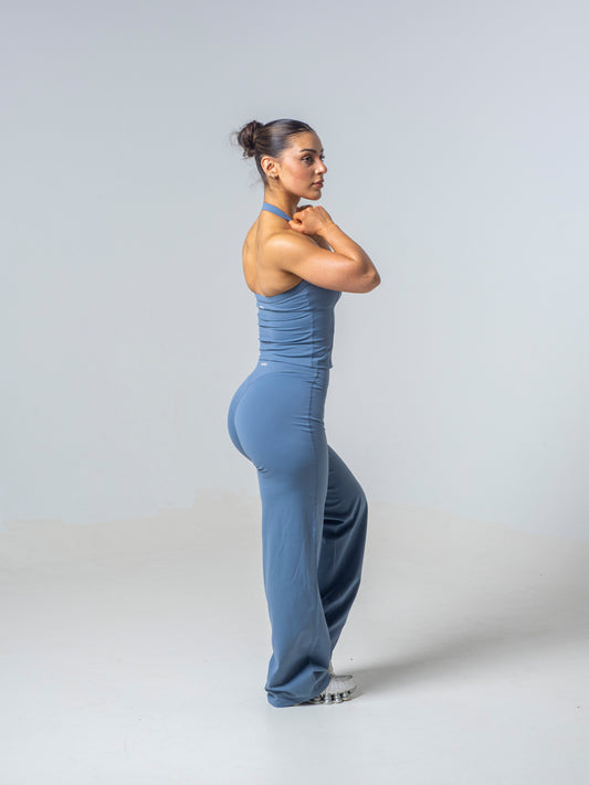 Seamless Straight Leg Leggings - Steel
