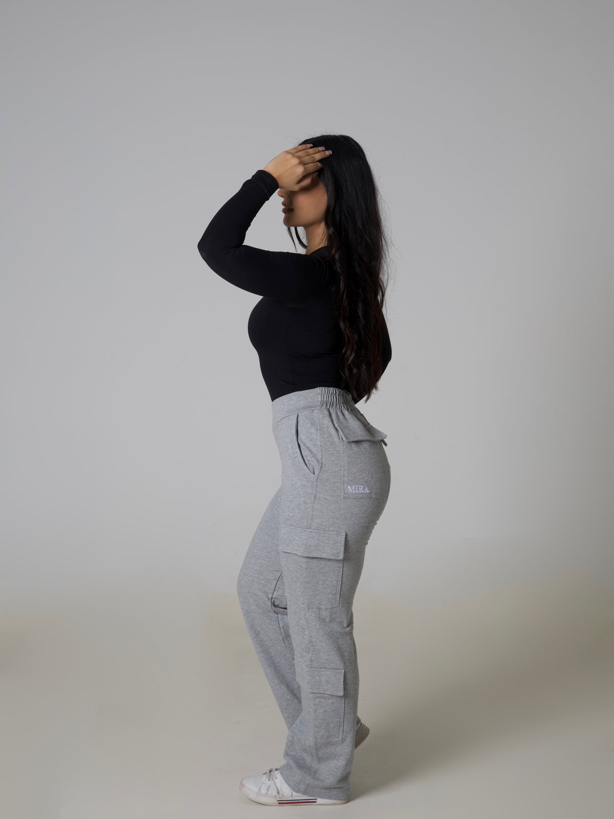 V Sculpt BBL Cargo Sweatpants - Ash