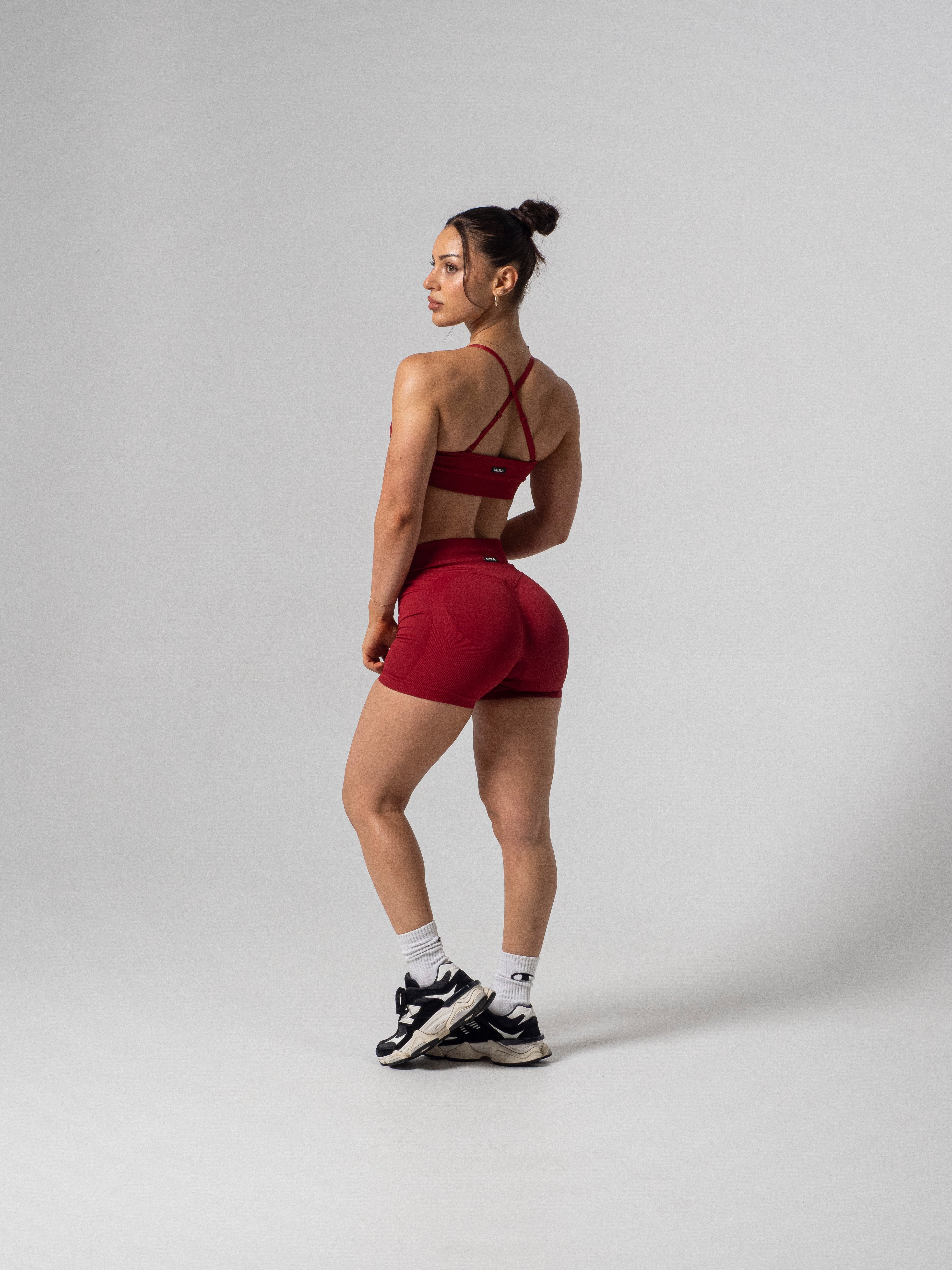 Accentuate Shorts - Burgundy