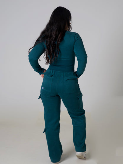 Contour Sculpt Zip Jacket - Teal
