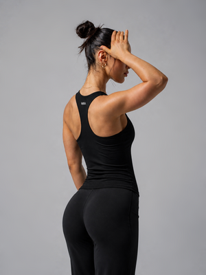 Seamless Longline Racer Vest - Midnight