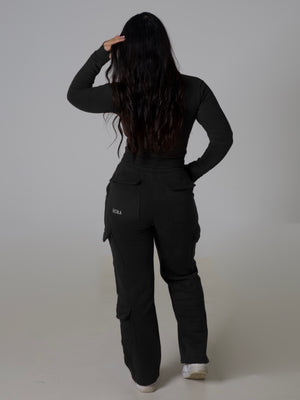 Contour Cargo Sweatpants - Midnight