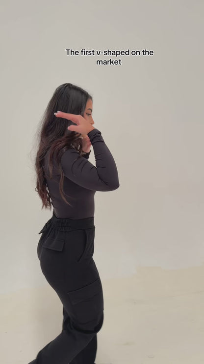 V Sculpt BBL Cargo Sweatpants - Midnight